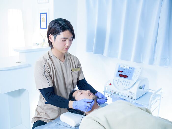 施術の様子